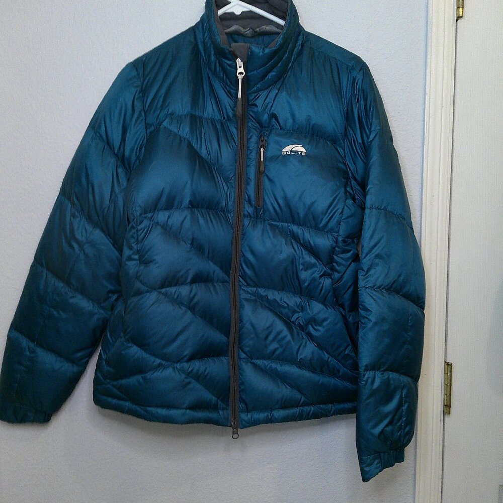 Golite Womans down mountaineering tech  jacket med